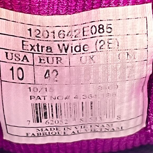 Brooks Ariel Wide Gray Purple Athletic Running Shoes 1201642E085 Women's Size 10 - Picture 9 of 10